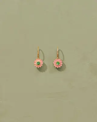 Earring Saibo7084 Sai Doreilles Tourmaline-Rose | Color: TOURMALINE ROSE | Size: U