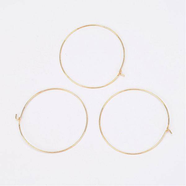 Brass Wine Glass Charm Rings