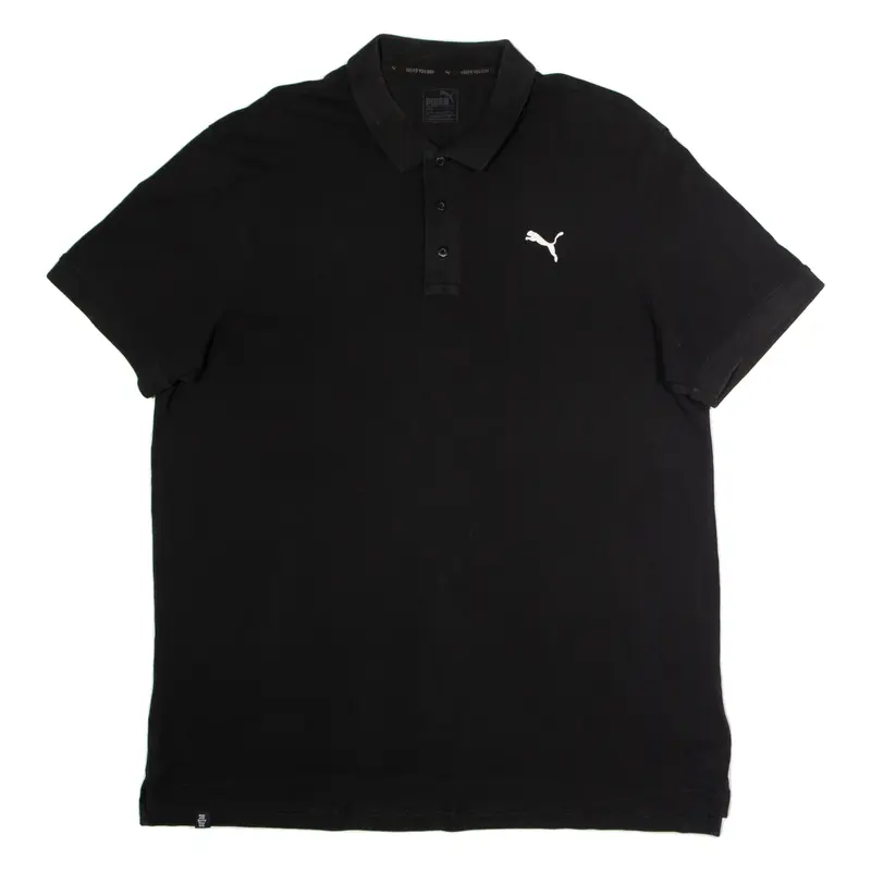 PUMA Mens Polo Shirt Black 2XL