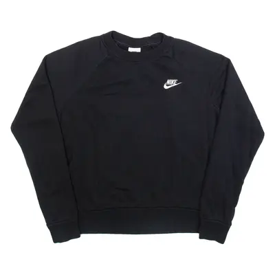 NIKE Mens Sweatshirt Black S
