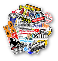 OSHA-Themed Parody Sticker Pack – 30-Piece Hilarious Hard Hat & Toolbox Stickers | Durable 3mm Vinyl | All-Season & Waterpr...
