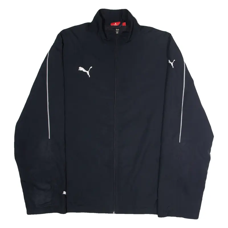 PUMA Mens Windbreaker Jacket Black XL