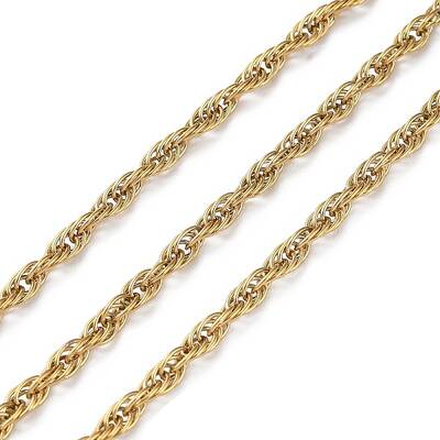 Ion Plating(IP) 304 Stainless Steel Rope Chains