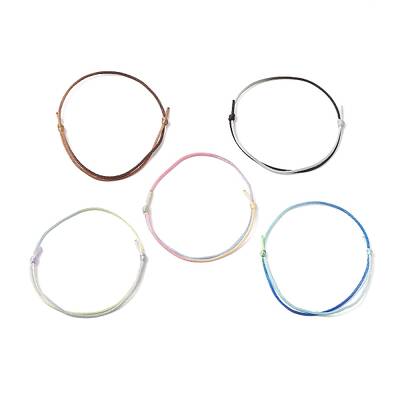 Dyed Gradient Color Adjustable Nylon Thread Cord Braided Bracelet Making
