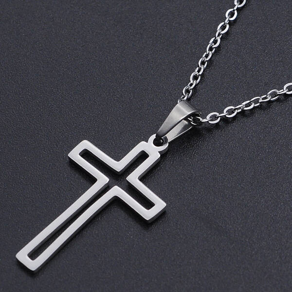 Non-Tarnish 201 Stainless Steel Pendant Necklaces