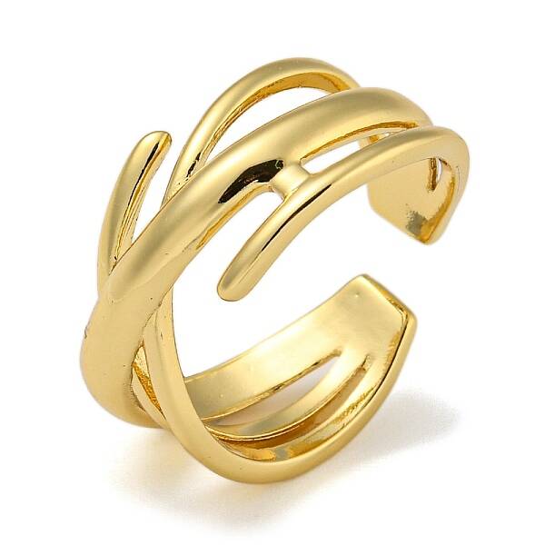 Brass Open Cuff Rings
