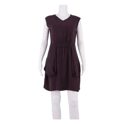 ALL SAINTS Womens Mini Dress Brown Sleeveless Short UK 6