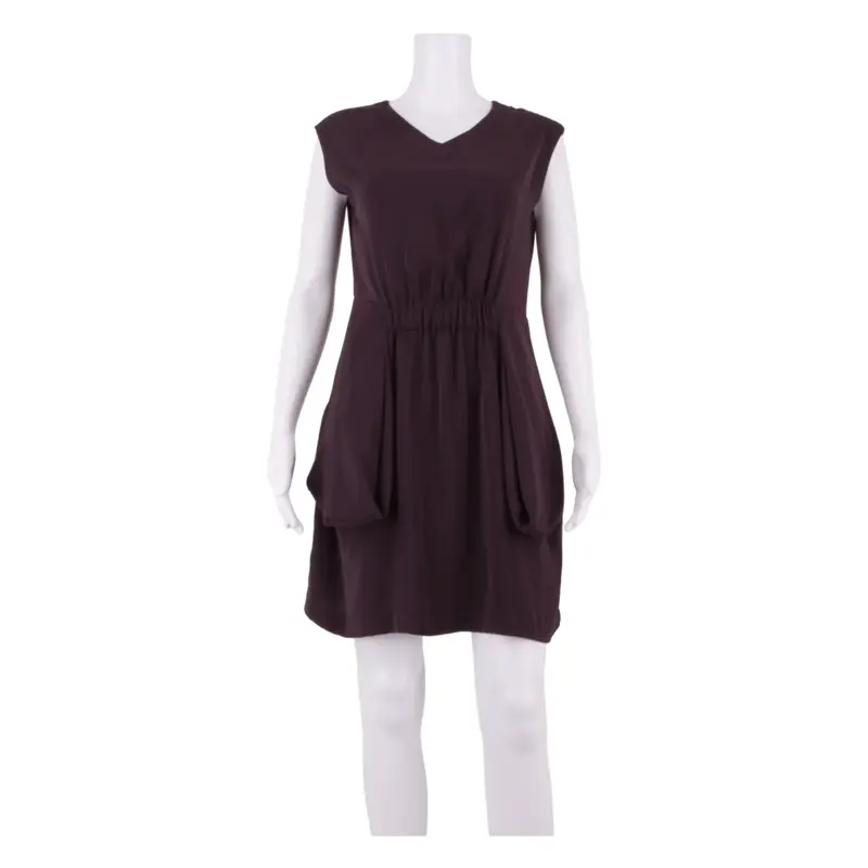 ALL SAINTS Womens Mini Dress Brown Sleeveless Short UK 6