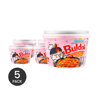 SAMYANG Korean Buldak Carbonara Topokki - Spicy Chicken and Cheese Flavor,6.31oz Insant Food, Spicy Buldak Tteokbokki Rice Ca...