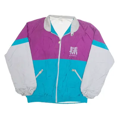 PUBLIC SPORT Womens Shell Jacket Blue Nylon M