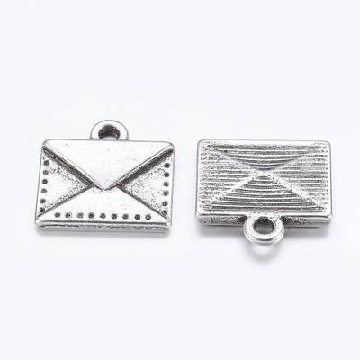 Tibetan Style Alloy Mail Charms