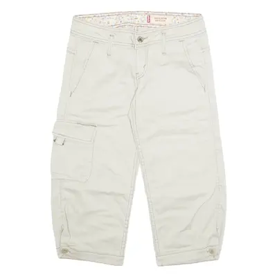 LEVI'S Mens Pedal Pushers Shorts Cream M W30