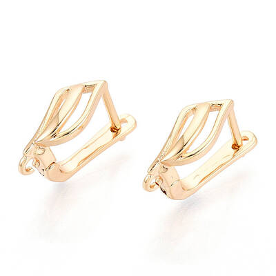 Brass Hoop Earring Findings