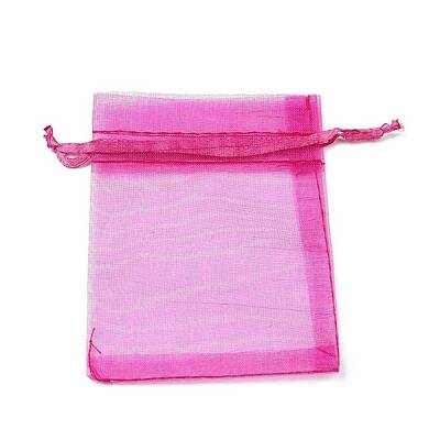 Rectangle Organza Drawstring Bags