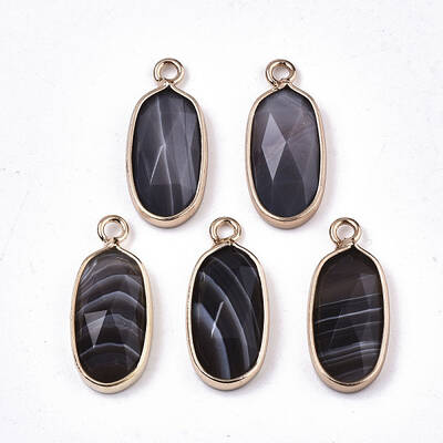 Natural Botswana Agate Pendants