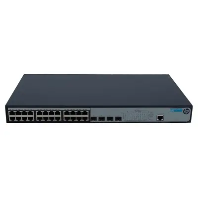 HP JG926-61001 | OfficeConnect 1920 Series 1920-24G-PoE+ (370W) 24 x RJ-45 PoE+ 10/100/1000Base-T and 4 x SFP (mini-GBIC) Por...