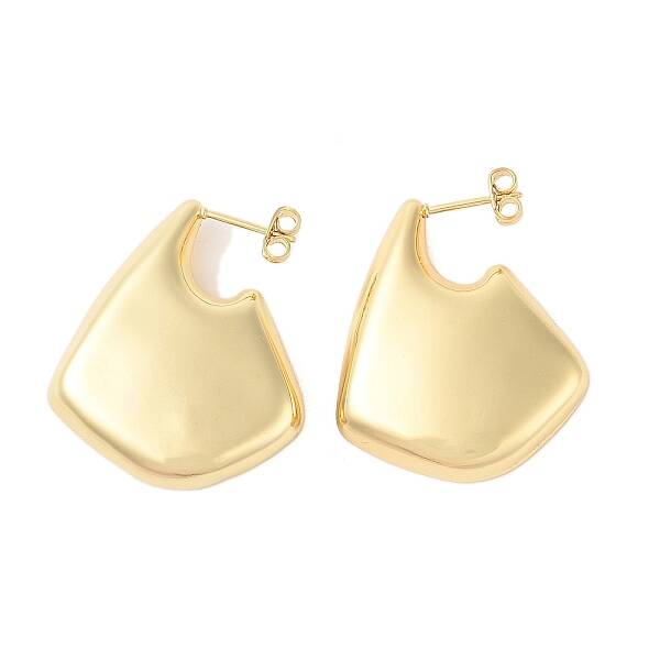Rack Plating Brass Stud Earrings for Women