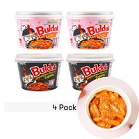 SAMYANG Korean Buldak Carbonara Tteokbokki Topokki- Spicy Chicken and Cheese Flavor, 6.31oz each Pack, Instant Rice Cakes, Gr...