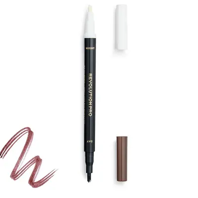 Makeup Revolution 24 Hours Day & Night Eyebrow Cream Pencil Warm Brown 16ml