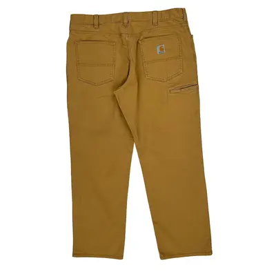 Carhartt Trousers - 36W 29L Brown Cotton Blend