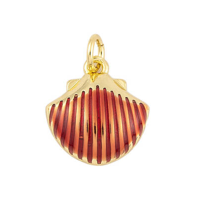 Rack Plating Brass Enamel Pendants
