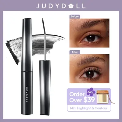 JUDYDOLL PRO 3D Curling Eyelash Iron Mascara, Curling Effect, Long-Lasting Wear, Volumizing Formula, Easy Application, Smudge...