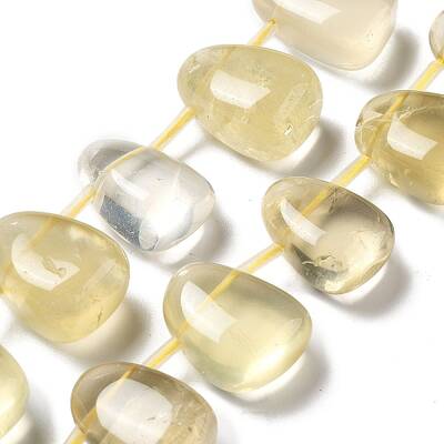 Natural Lemon Quartz Beads Strands