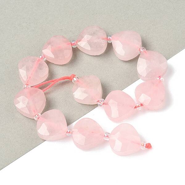 Natural Rose Quartz Beads Strands