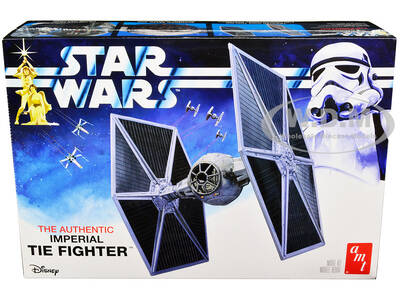 Skill 2 Model Kit Imperial Tie Fighter Star Wars (1977) Movie Model by AMT