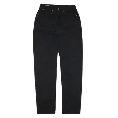 EDWIN Jeans Black Denim Regular Straight Womens W31 L36