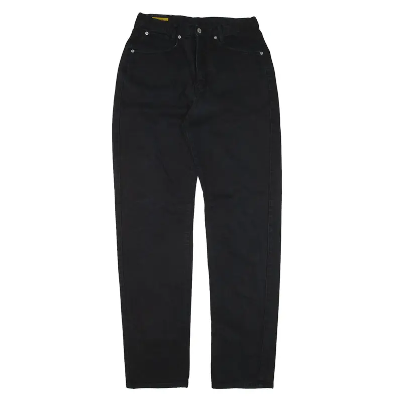 EDWIN Jeans Black Denim Regular Straight Womens W31 L36