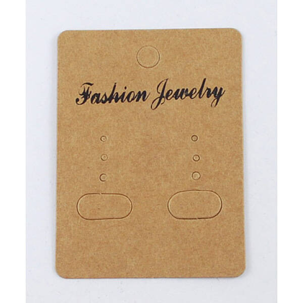 Paper Earring Display Card