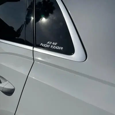 No Me Puedo Rendir Decal - Personalized Decorative Sticker