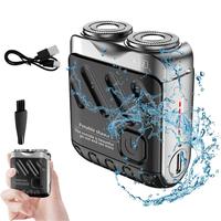 【2025 Father's Day Gifts】Portable Mini Electric Shaver,USB Rechargeable Cordless&Magnetic Shaver Head Beard Care Products...
