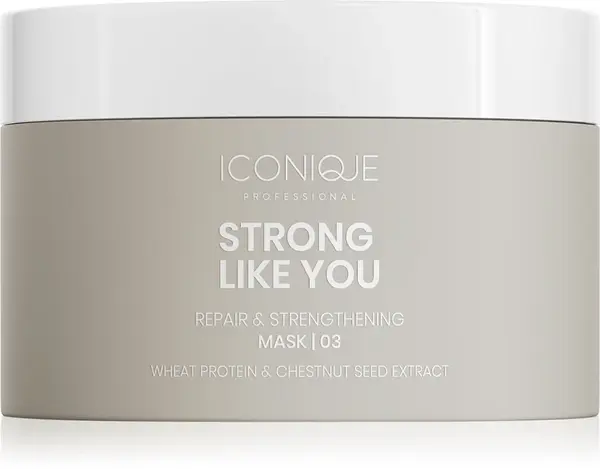 ICONIQUE Professional STRONG LIKE YOU Repair and Strengthen maschera Regenerator for damaged hair 200 ml