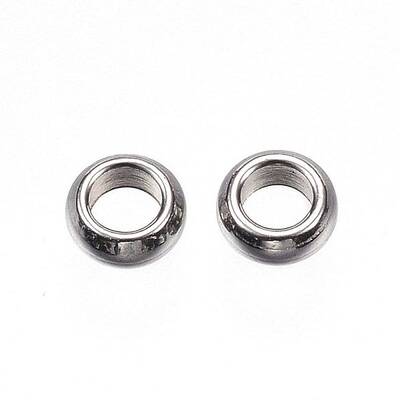 Tarnish Resistant 201 Stainless Steel Spacer Beads