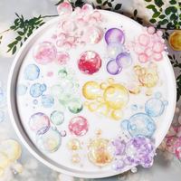 Bubble Pattern Sticker, 10pcs/pack Photo Album Scrapbook Stickers, DIY Decorative Sticker for Stationery Computer Water Bottl...