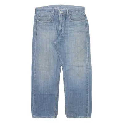 LEVI'S 505 Jeans Mens Blue Regular Straight Stone Wash W32 L26