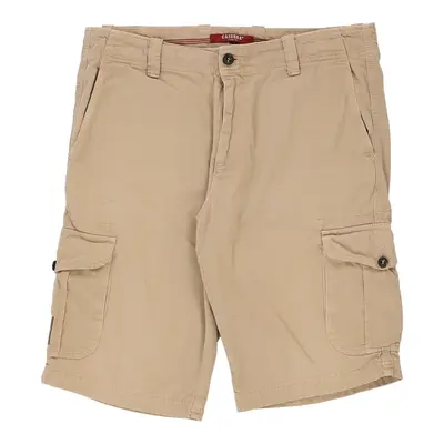 Carrera Cargo Shorts - 34W 12L Beige Cotton Blend