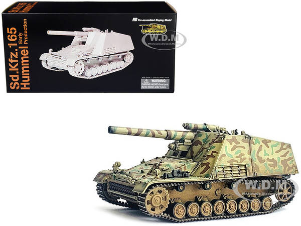 German Sd.Kfz.165 Hummel Self-Propelled Gun V1 Early Production, German Army NEO Dragon Armor Series 1/72 Plastic Model b...