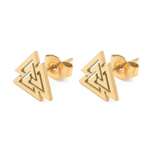 304 Stainless Steel Stud Earrings