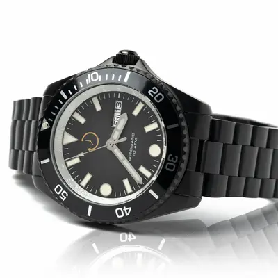 Marco - Watchmaking Kit | Add Bonus Engraved Strap ($25): Black