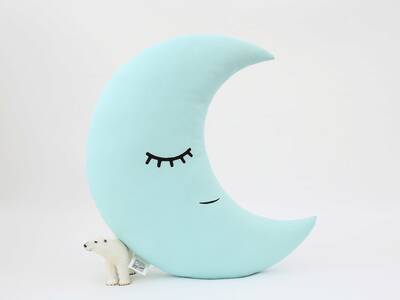 Crescent Moon Pillow (21 colors)