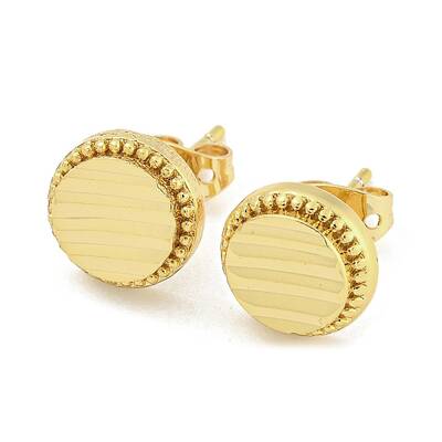 Brass Ear Studs