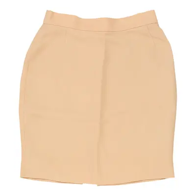 Byblos Mini Pencil Skirt - 27W UK 8 Beige Viscose
