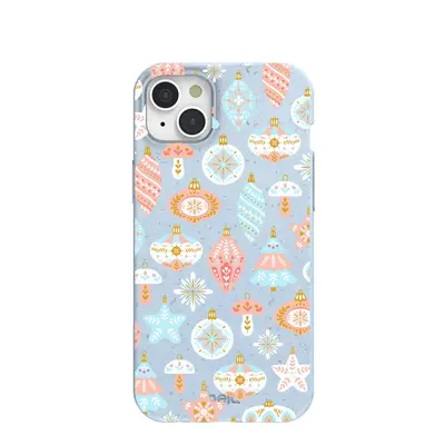 Powder Blue Bauble Blues iPhone 15 Plus Case