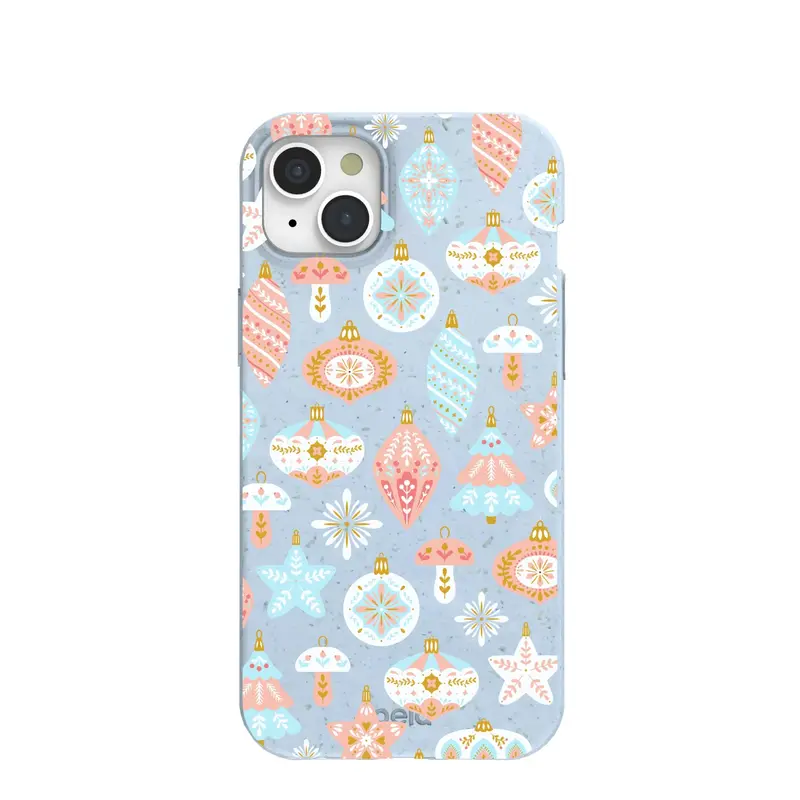 Powder Blue Bauble Blues iPhone 15 Plus Case