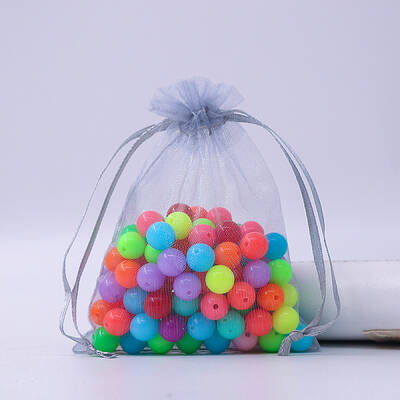 Rectangle Organza Drawstring Bags