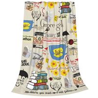 Gil-more Girls Throw Blanket Flannel Blanket Ultra-Soft Fleece Throw Cozy Fuzzy Plush Flannel Blanket Suitable for All Season...