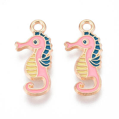 Marine Animals Alloy Enamel Pendants